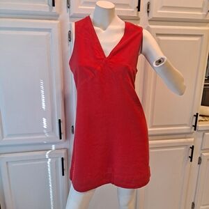 Charton Chic Red Sleeveless Mini Dress
